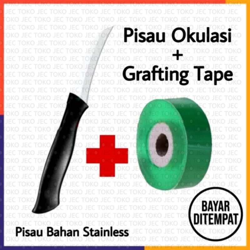 Paket Okulasi Pisau + Grafting Tape 3cm