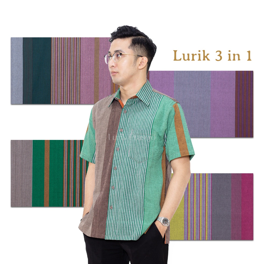 KODE X68S Kain Lurik Prasojo 3 in 1