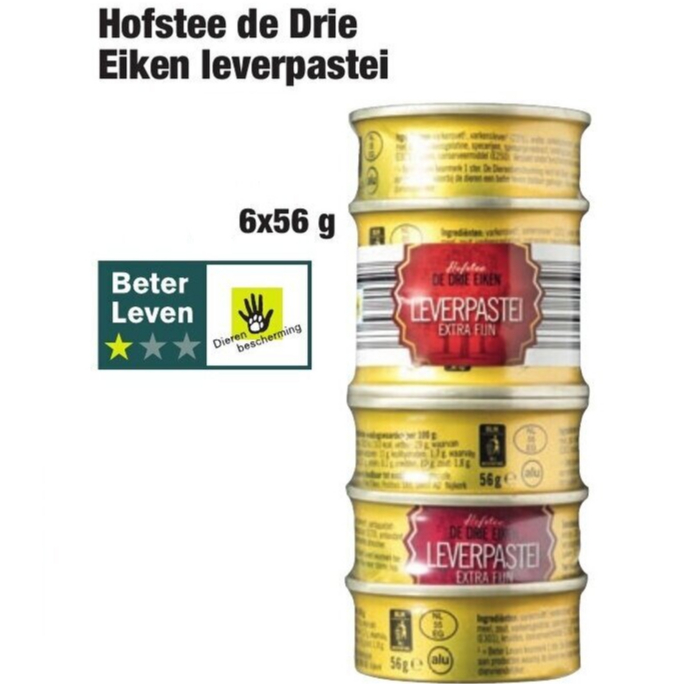 

Holland Leverpastei 6 x 56g