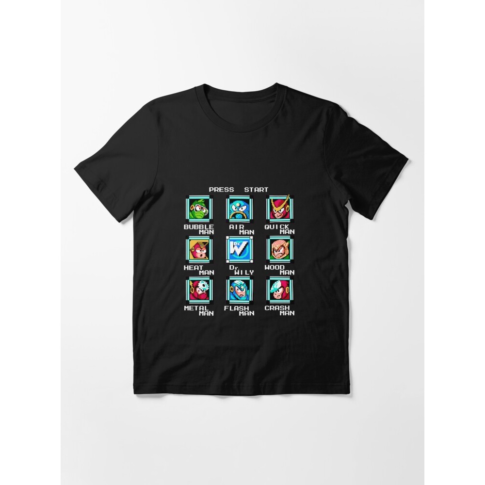 Kaos Megaman 2 stage select TShirt
