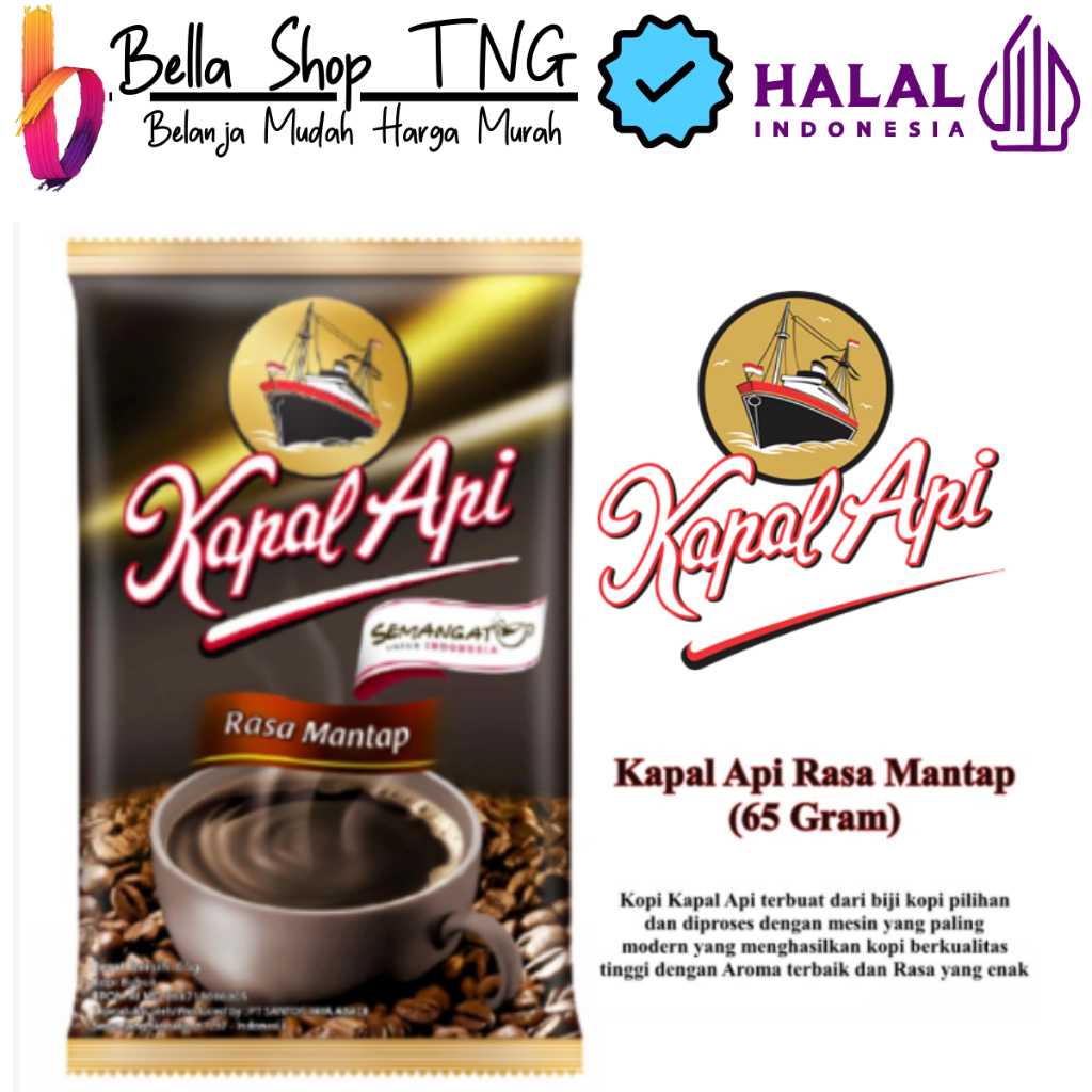 

Kapal Api Rasa Mantap kopi bubuk 65 gr