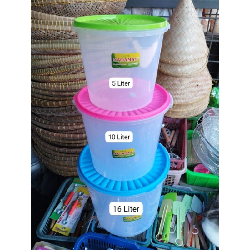[Khusus Instant] Toples Kerupuk 5 10 16 Liter Nagamas/Bola Dunia