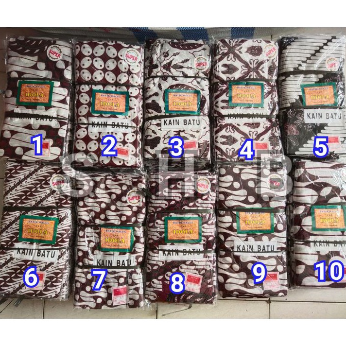 Kain Panjang Jarik Batik Idola putih