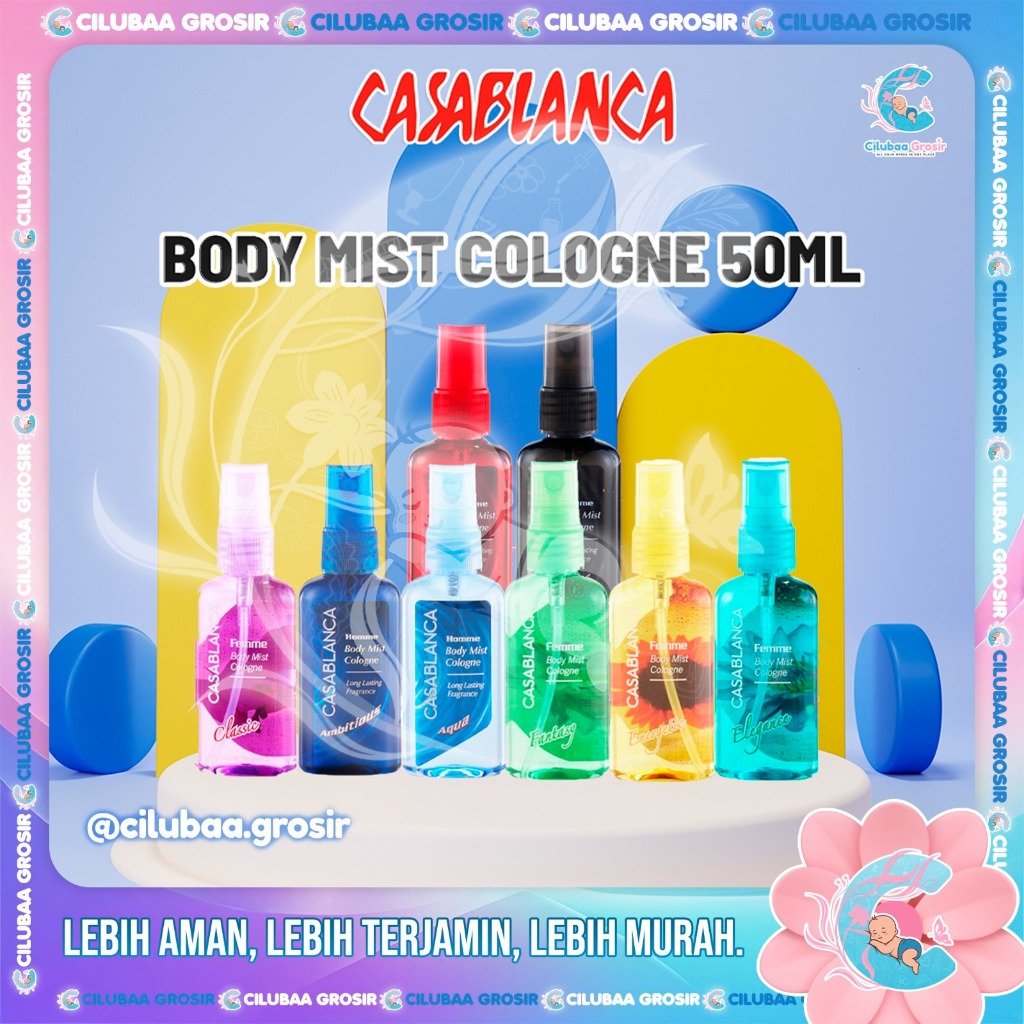 CASABLANCA Body Mist 50ML ||  Parfum Femme Women || Homme Men