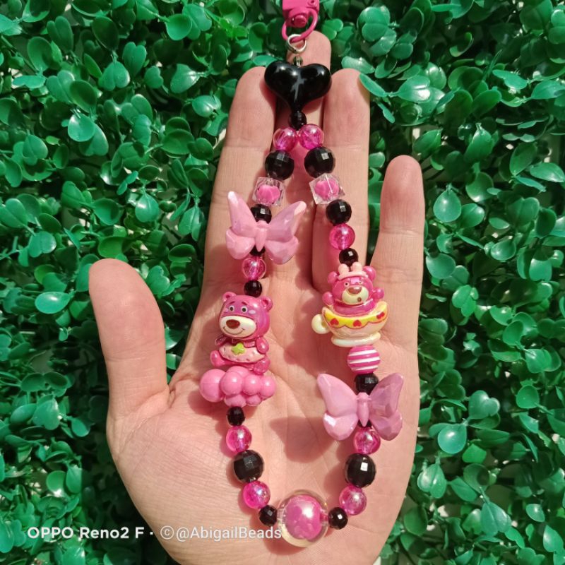 Strap HP Lotso / Gantungan HP Manik Lotso