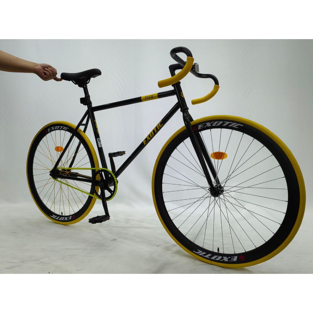SEPEDA EXOTIC  FIXIE 2708 GR 700 Cc SEPEDA BALAP REM TORPEDO
