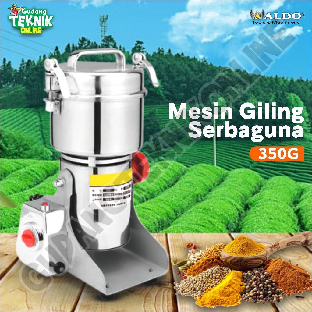 Mesin Giling Serbaguna Aldo 350G 1000G / Mesin Penepung Giling Bumbu Serbaguna ALDO Mesin Penggiling