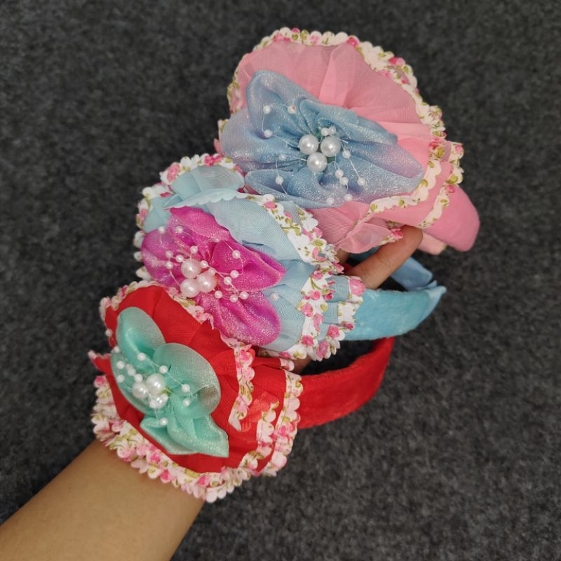 BANDO ANAK LENGKUNG MOTIF LUCU / BANDO ANAK LUCU