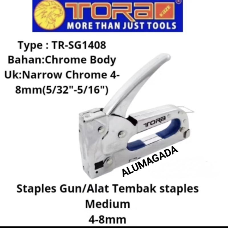 

ALUMAGADA STAPLES GUN MEDIUM 4-8mm TORA/STAPLES TEMBAK MEDIUM 4-8MM TORA ORIGINAL