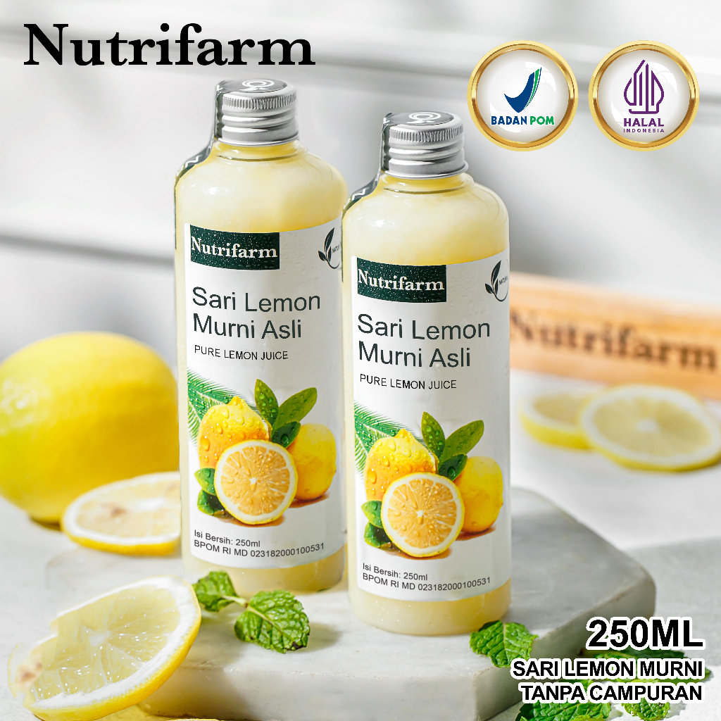 

NUTRIFARM SARI LEMON ASLI UNTUK DIET 250ML