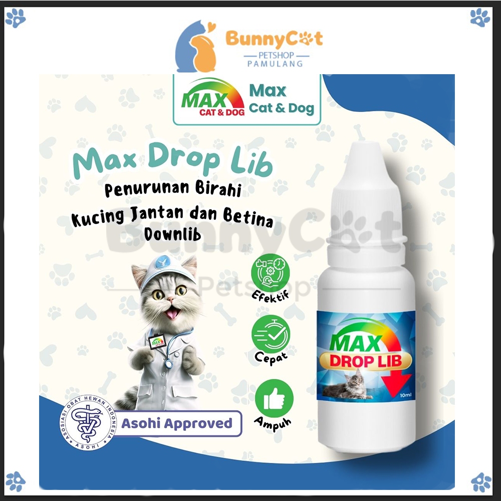 MAX DROP LIB  DOWN LIB Penurun birahi libido kucing