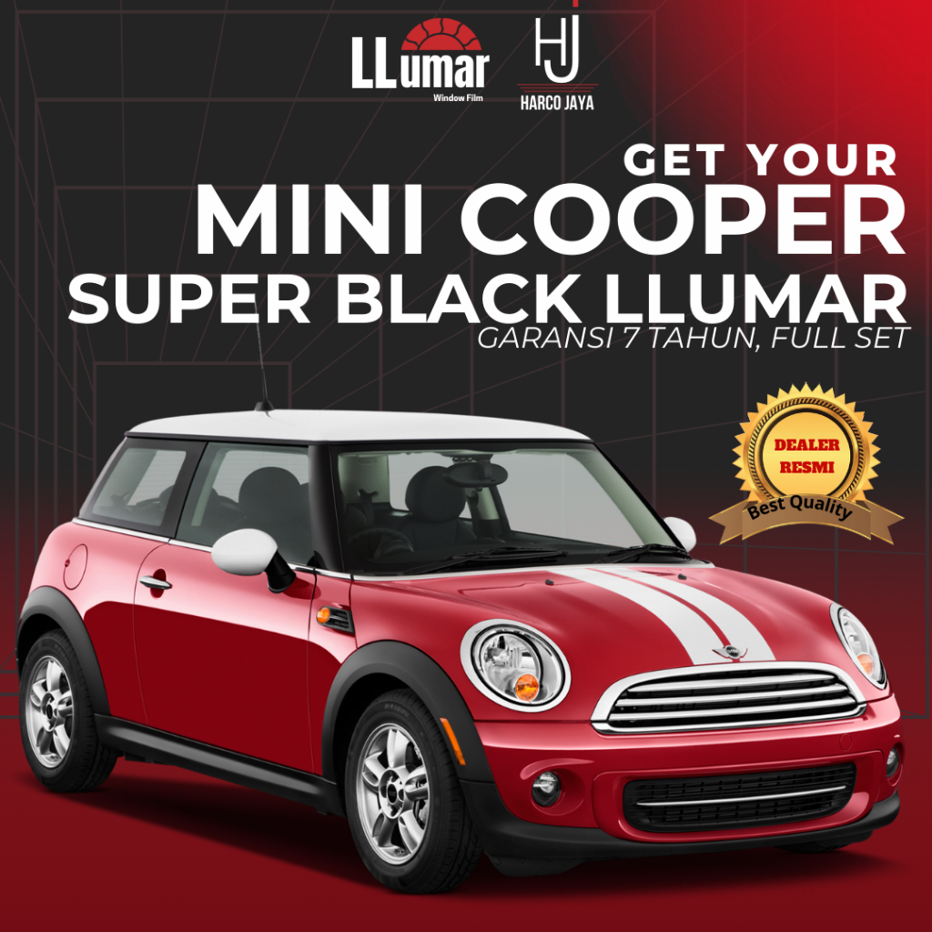 MINI COOPER FULL SET LLUMAR WINDOW FILM