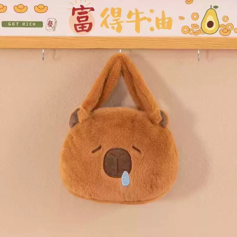 TAS MINI CAPYBARA/TAS MINI CAPYBARA VIRAL JENNIE BLACKPINK DOUYIN KPOP/TOTEBAG BONEKA KAPIBARA CUTE