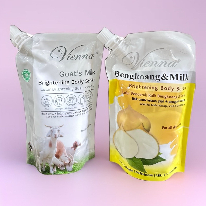 VIENNA BRIGHTENING BODY SCRUB 250G POUCH