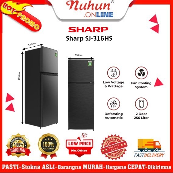 Sharp Kulkas SJ-316HS