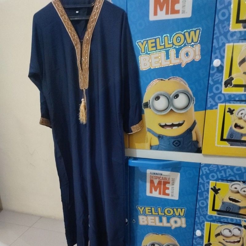 GAMIS ABAYA NAVY SIZE - S