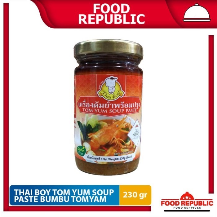 

BUMBU TOMYAM - TOMYUM PASTE THAI BOY 230 GR HALAL SAUS THAILAND ENAK