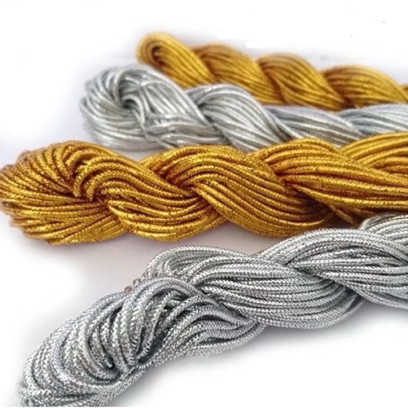 Benang Emas Perak Souvenir - Tali Emas Perak Souvenir - Gold Silver