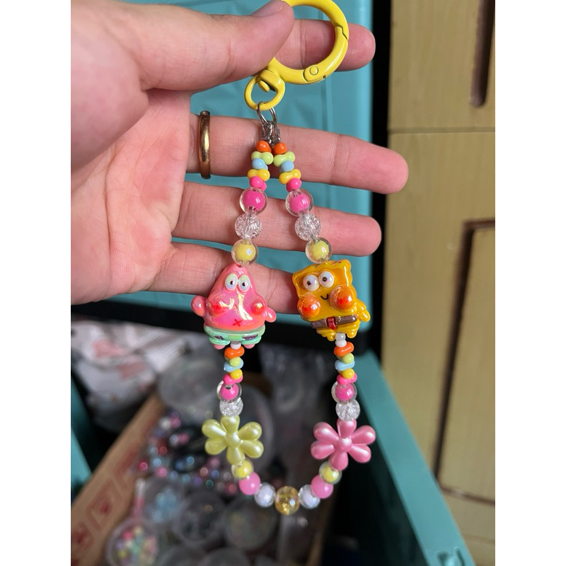 phone strap spongebob