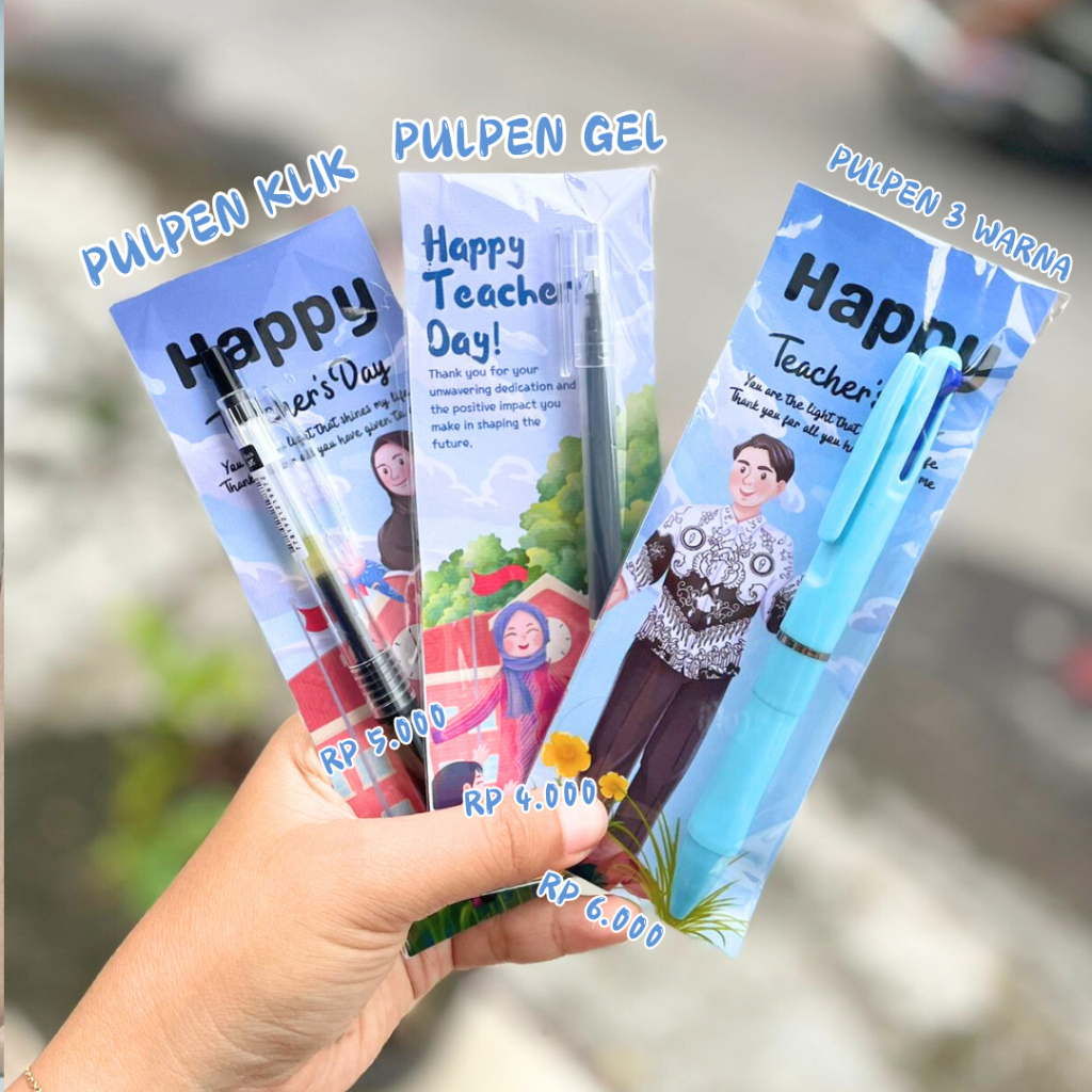 

READY DIKIRIM HARI INI Pulpen Gift Hadiah hari guru kado hari guru Teacher day
