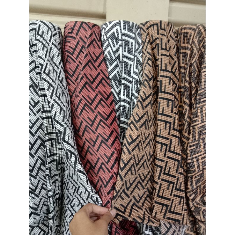 Bahan/Kain Plisket motif