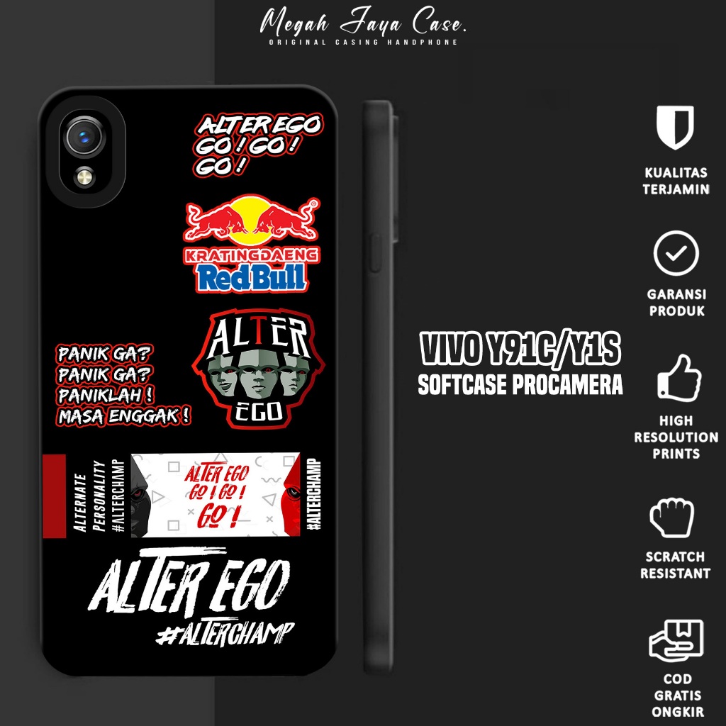 Softcase Hp VIVO Y91C / VIVO Y1S - Case VIVO Y1S / VIVO Y91C Motif ESPRT - Silikon Hp VIVO Y91C - So