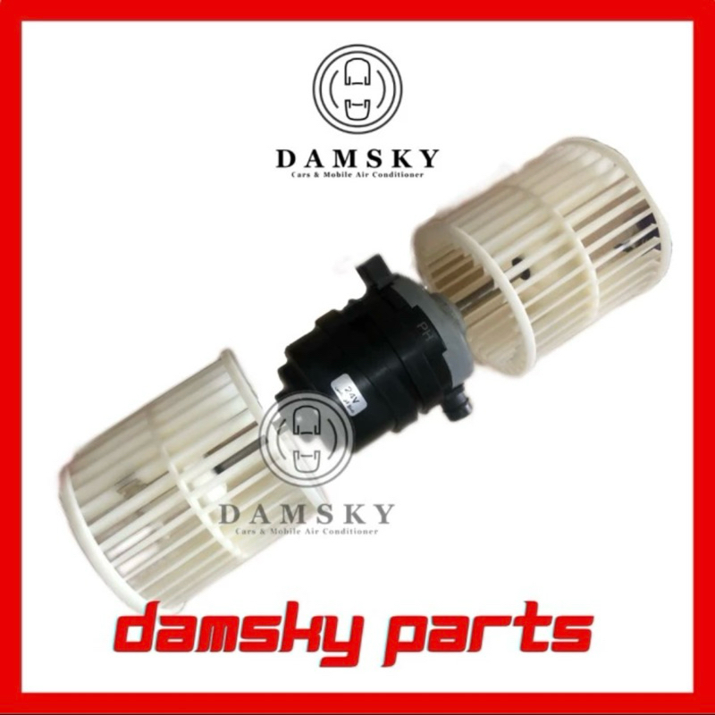 Motor Blower AC Mobil Kijang Panther A3 Model ND 12Volt / 24Volt + Kipas Pokka