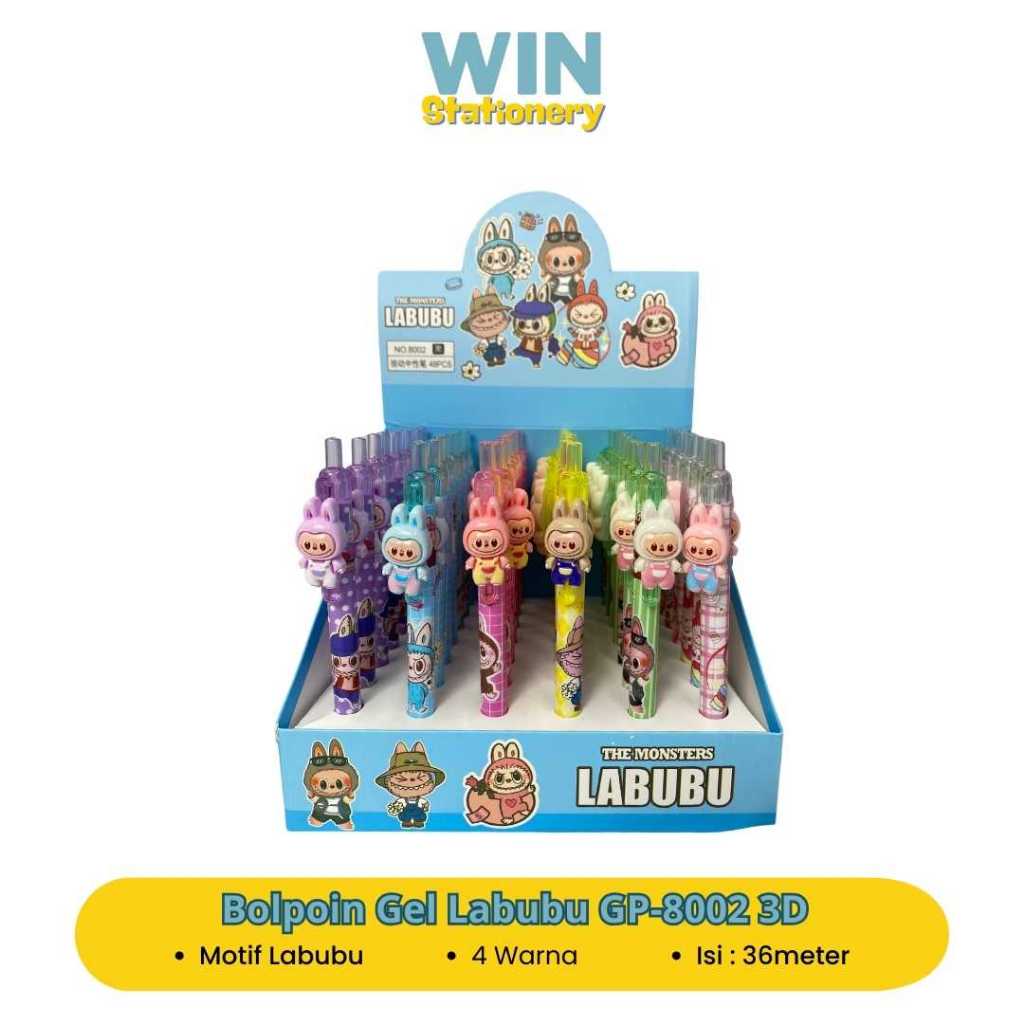 

Bolpoin Gel Labubu 3D Anak Tulis Sekolah Kantor Anak GP-8002