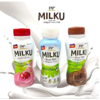 

Milku 200ML - Original - Coklat - Stroberi - Minuman Kemasan Susu 200ML