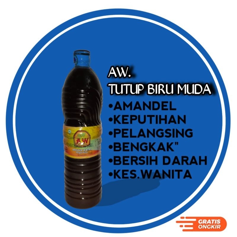 

JAMU HERBAL AW PEGEL LINU TUTUP BIRU MUDA