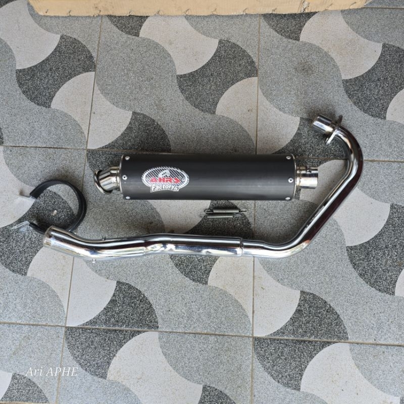 knalpot AHRS factory 4 original honda MEGAPRO 160 neotech - facelift - advance - primus - hiu