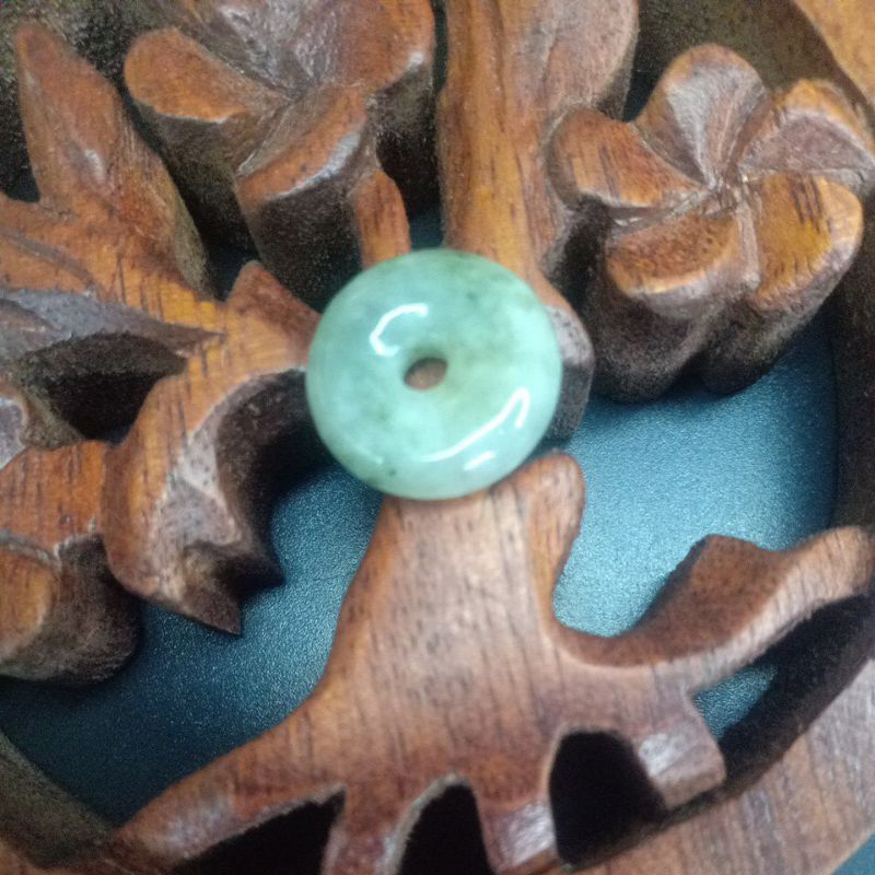 Pendant Jade Jadeite Donut