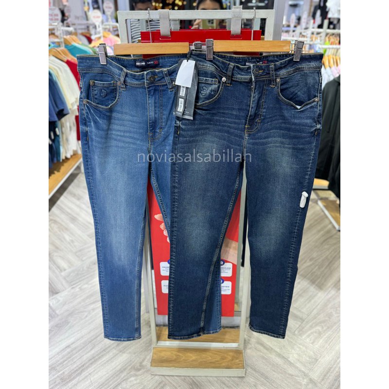 CELANA JEANS 3SECOND PRIA BESTSELLER ORIGINAL 100% (SLIMFIT)