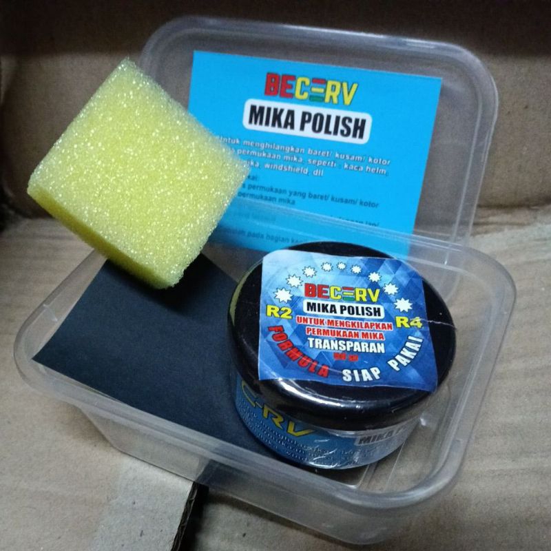 CRV Headlamp Mika Polish Pembersih Baret Mica Kaca Lampu Windshield Kendaraan