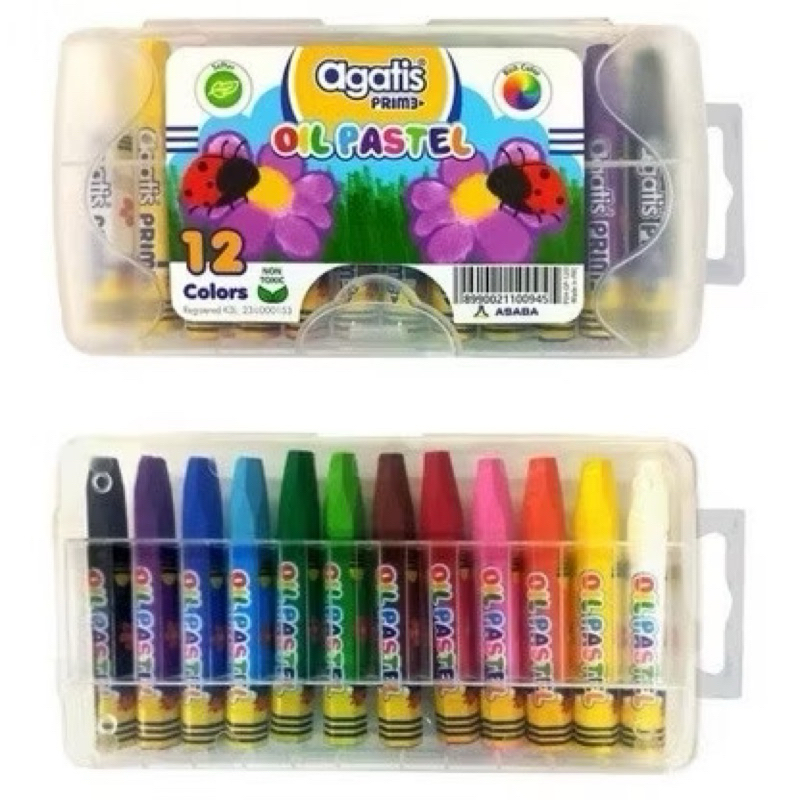 

oil pastel agatis prime crayon 12w