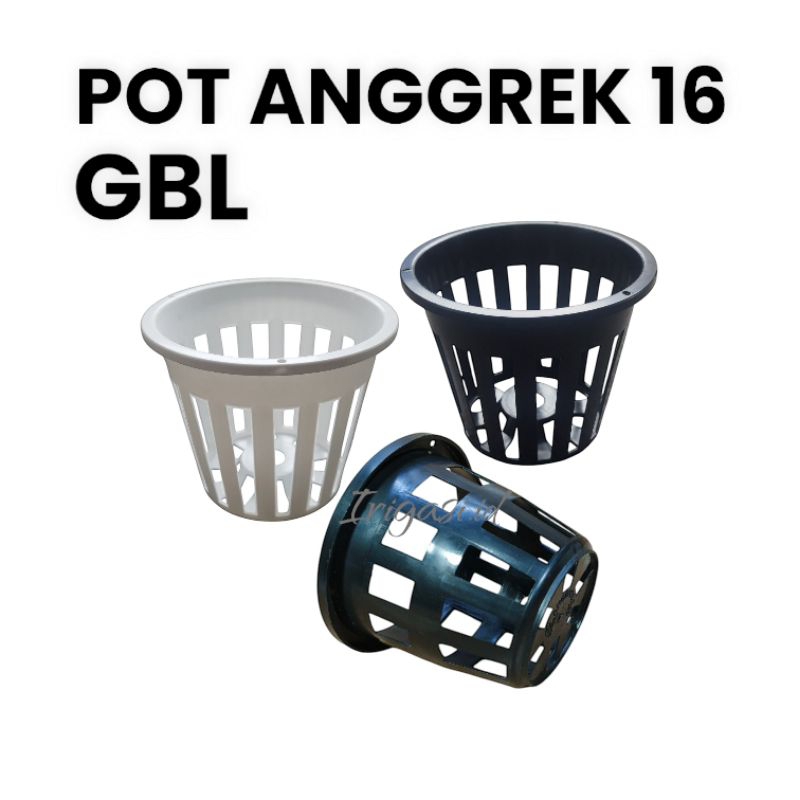 IGI - POT ANGGREK 16 GBL Pot Bunga Anggrek Pot Tanaman Gantung Netpot Besar IGI