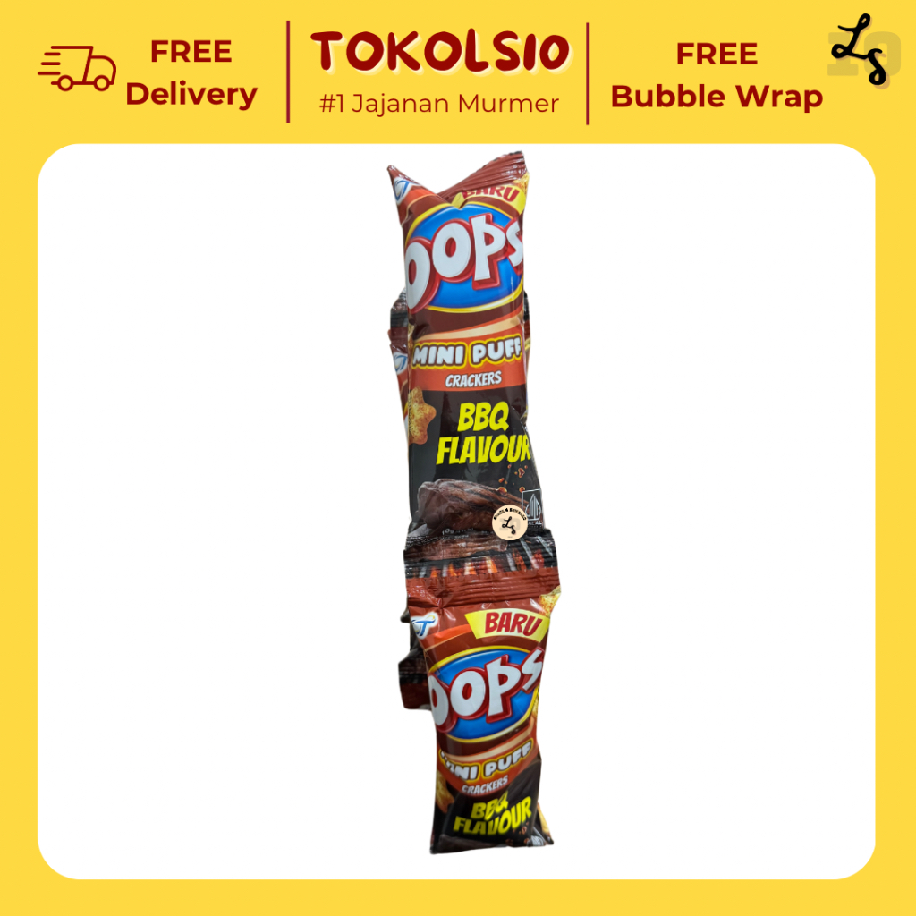 

Oops MINI PUFF BBQ Flavour 1 Renceng isi 10 pcs @10gr