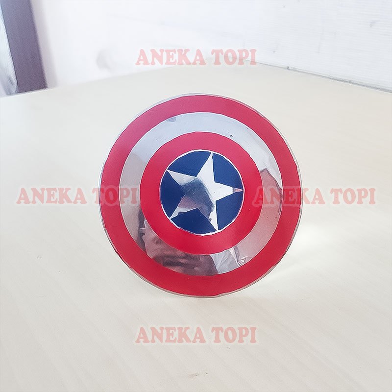 Emblem Grill Captain Amerika Emblem Grill Tempelan Mobil Logo Captain Amerika - Aneka Topi