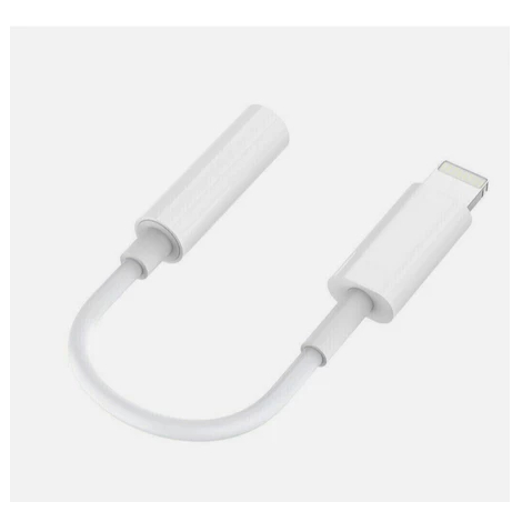 Adapter Konektor Lightning to Jack 3.5mm Music Call Adapter untuk Music Panggilan Jack 3 5 mm to Lig