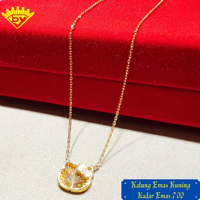 Kalung Rantai Emas Kuning Terbaru Kadar Emas 700