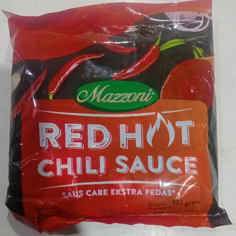 

MAZZONI RED HOT SACHET 192GR