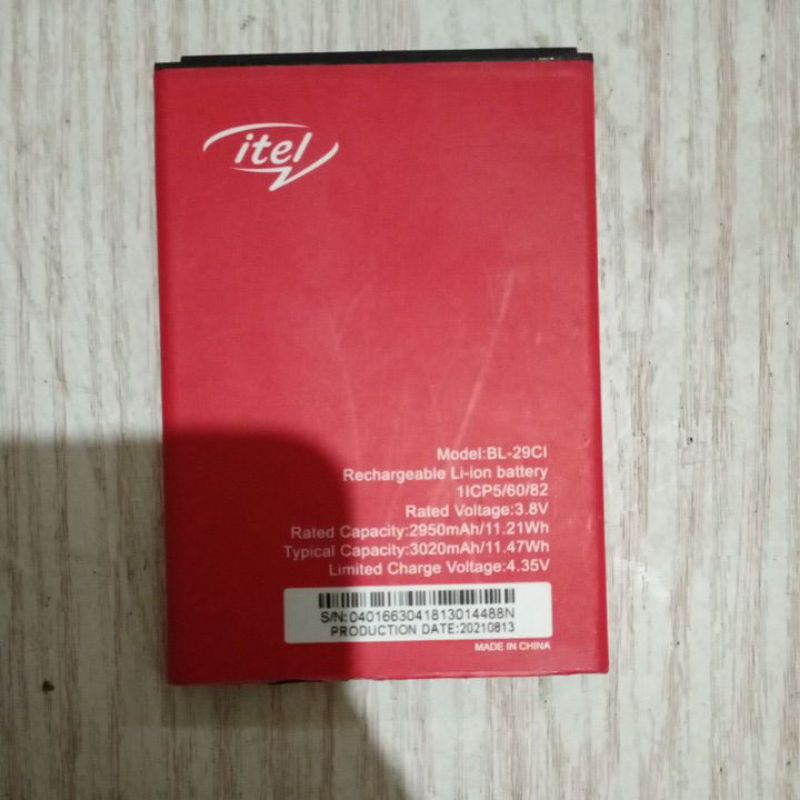 BATRE BATERAI ITEL A26 (BL-29CL) ORY COPOTAN
