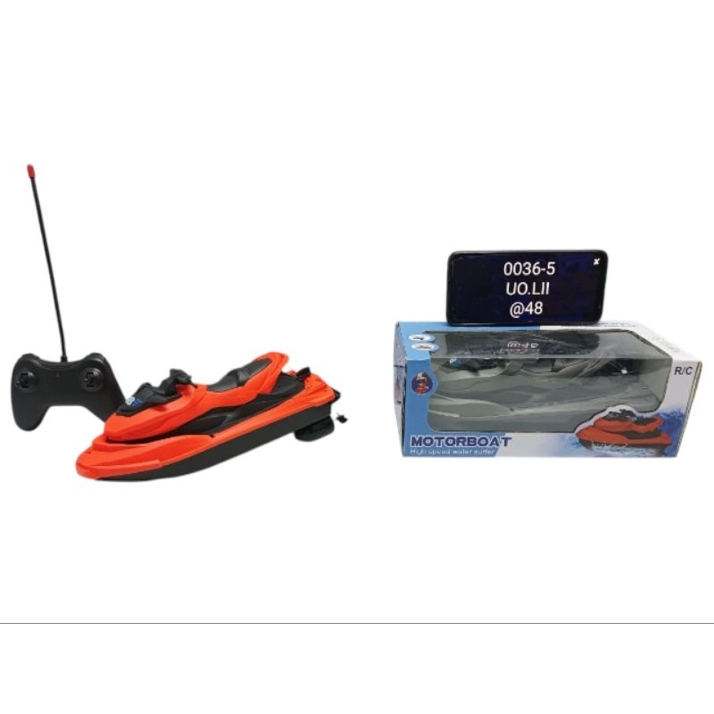 MOTOR BOAD REMOT MAINAN MOTORBOAT REMOT DI AIR KAPAL AIR