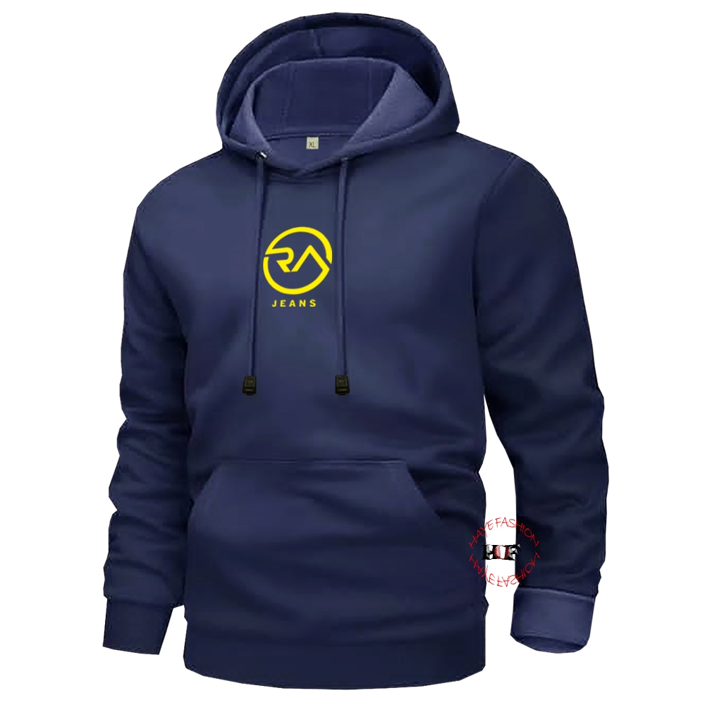 Haye Fashion - Unisex Hoodie RA Jeans Kuning Jumper Pria-Wanita Jacket Sweater Terbaru