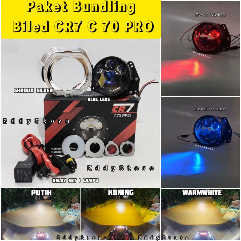 Packet Bundling Biled CR7 C70 PRO