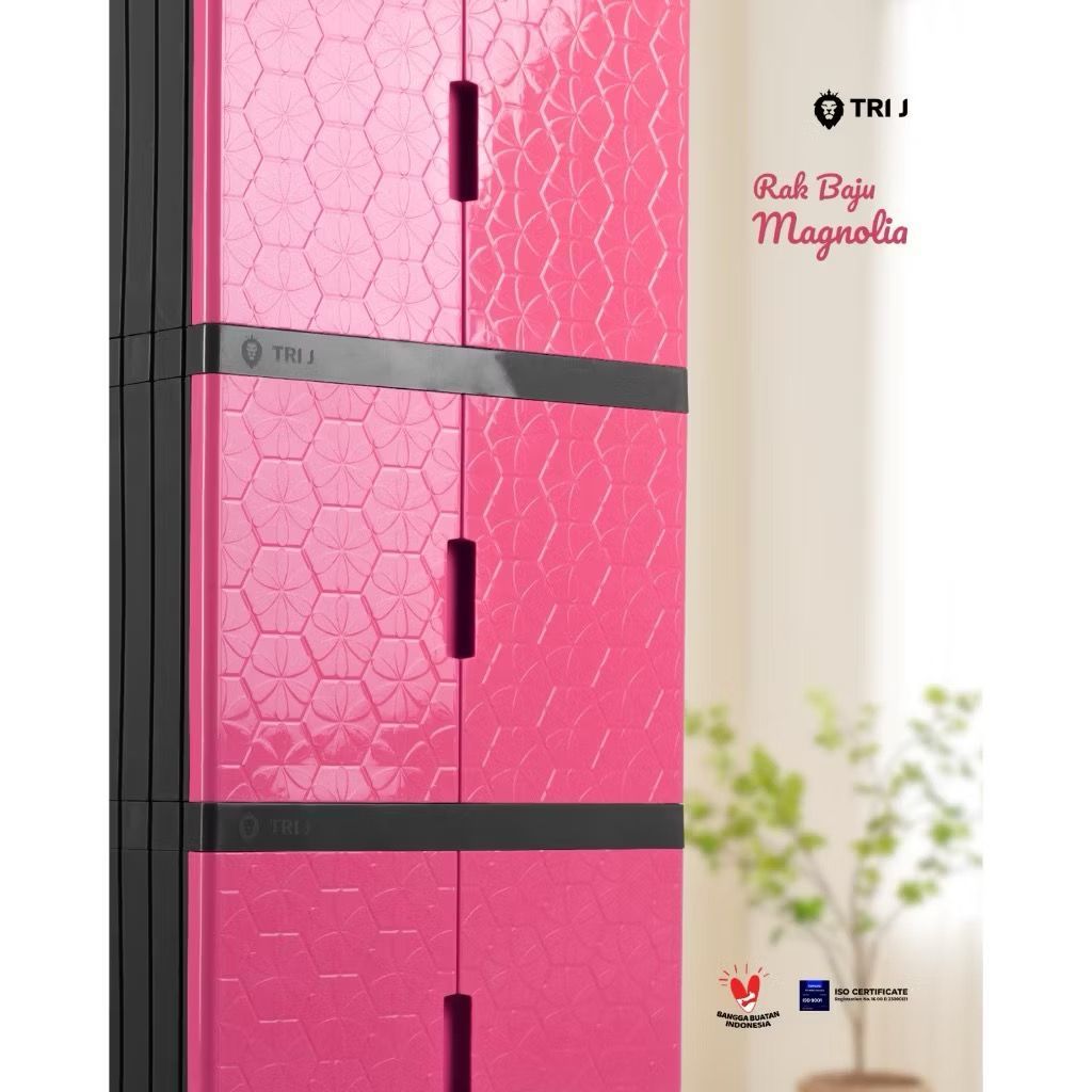 [TSA] Rak Baju Magnolia | Lemari Baju Plastik 4 Susun Terbaru| Kualitas Terbaik