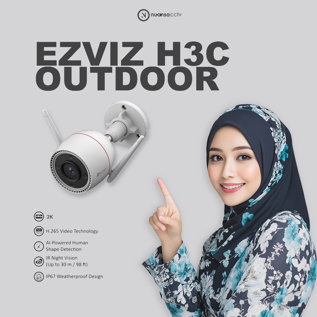 EZVIZ H3C Outdoor 4MP Colorvu