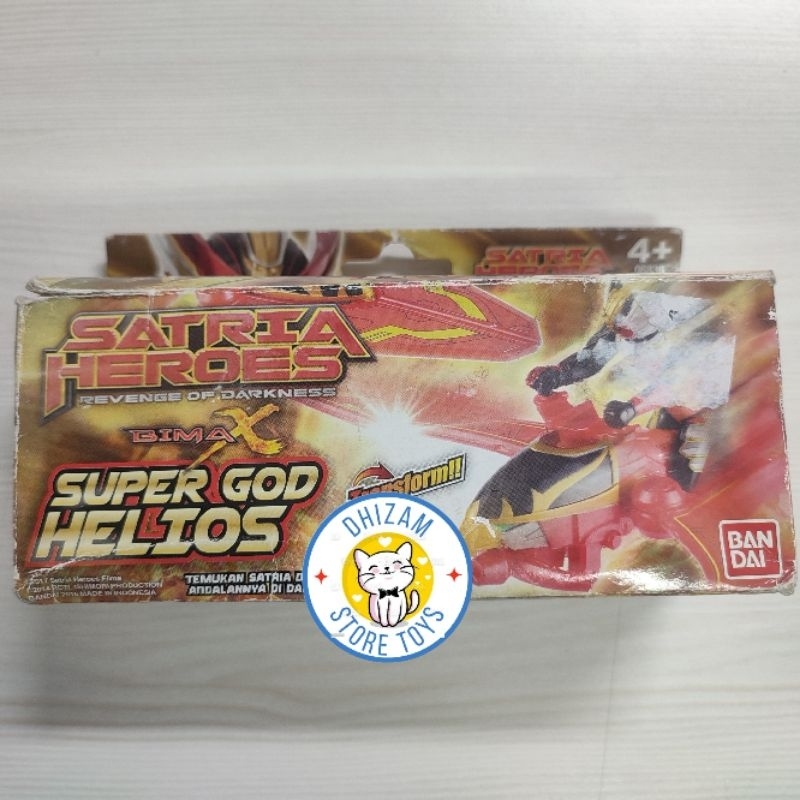 Satria Heroes Bima X Super God Helios. Bandai