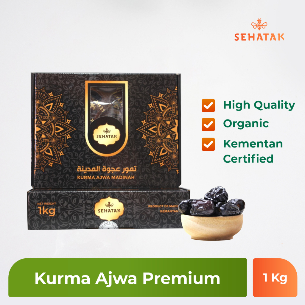 

Sehatak - Kurma Ajwa 1 kg Madinah