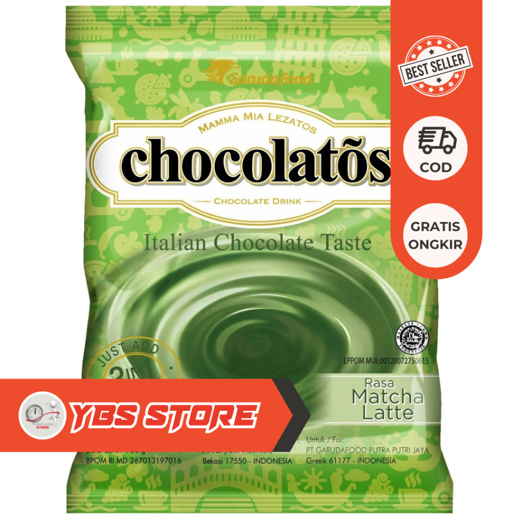 

Chocolatos Matcha Drink Coffee Matcha 24 gr 10 pcs